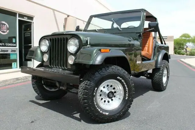 1983 jeep cj 4wd cj7 34990 miles sherwood green metallic suv 258 cu in (4.2 l) a