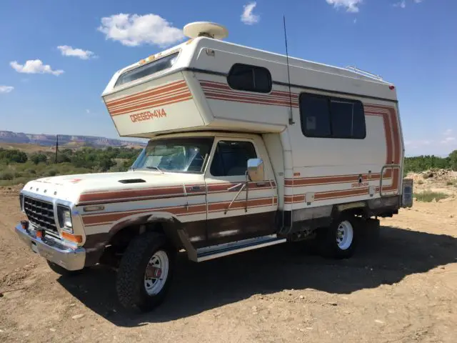 1979 ford creger 4x4 camper truck