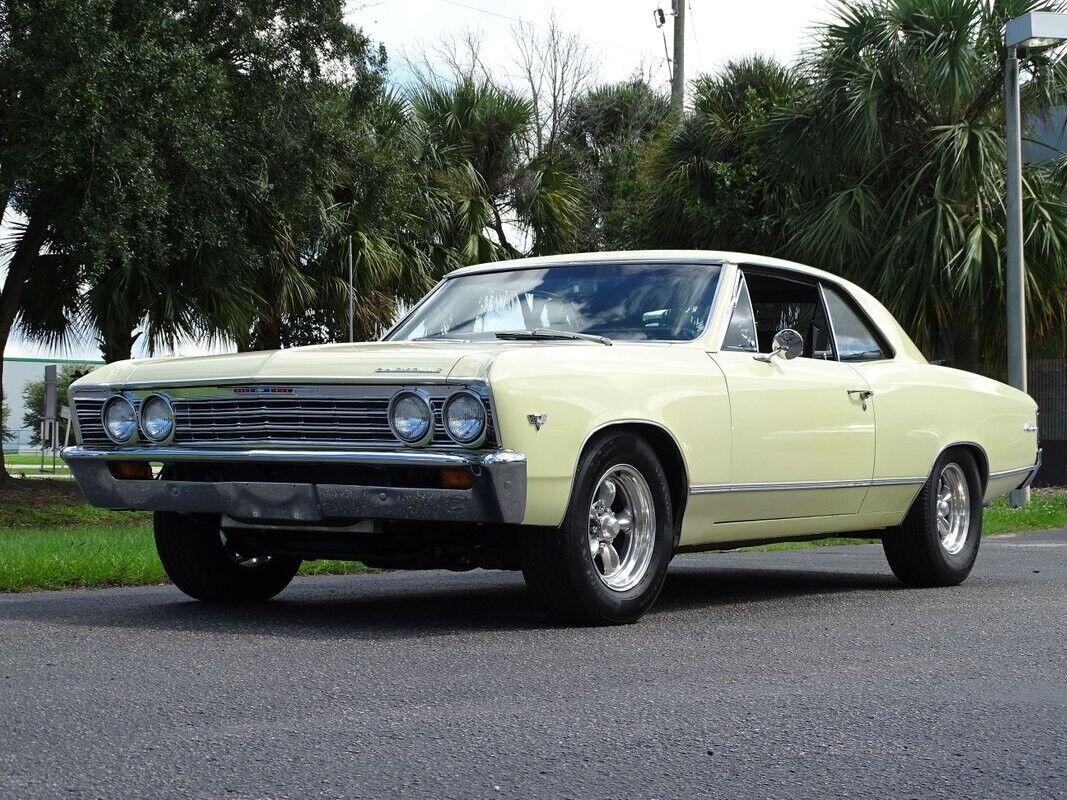 1967 chevrolet chevelle malibu restomod 427 tripower butternut yellow