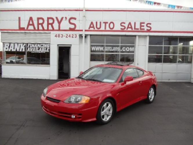 *2003 hyundai tiburon 2dr (48k) red* in fort wayne, in