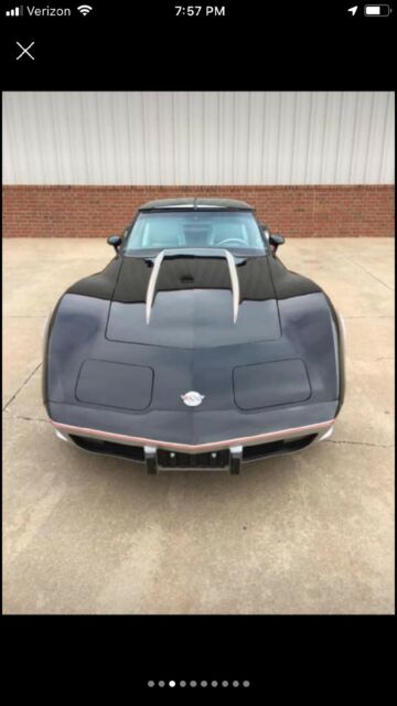 1978 chevrolet corvette black, silver and red pace car