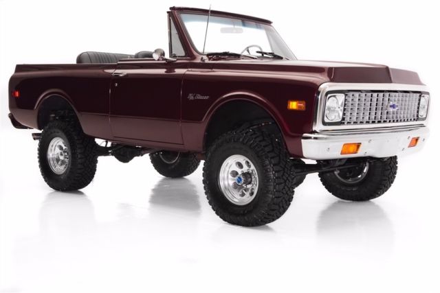 1971 chevrolet k5 blazer dark black cherry, 396 automatic convertible