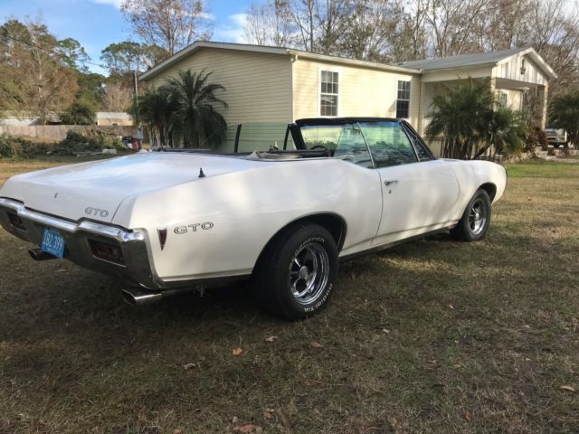 1968 numbers matching pontiac la mans convertable 4 speed/gto