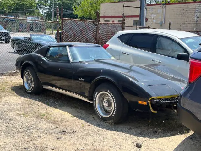 1975 chevrolet corvette coupe black rwd automatic l84