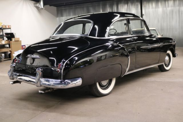1950 chevrolet deluxe coupe 45,501 miles black 2 door 235ci inline 6 automatic