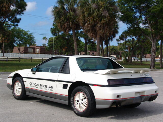 1984 pontiac fiero indy pace car 16000 actual original miles !! mint condition