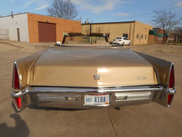 1970 cadillac coupe deville convertible - low miles - survivor - must see!