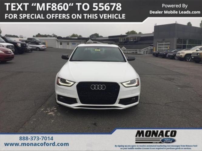 2016 audi s4 3.0t quattro premium plus awd 3.0t quattro premium plus 4dr sedan 7a for sale in glastonbury, connecticut