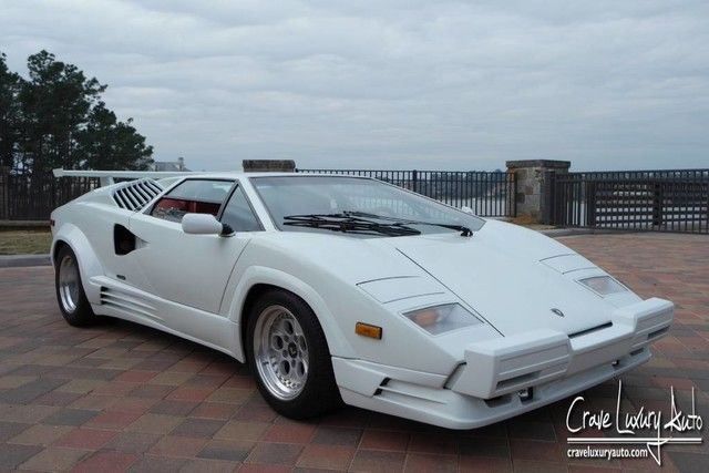 lamborghini countach 25th anniversary rare low miles crave luxury auto