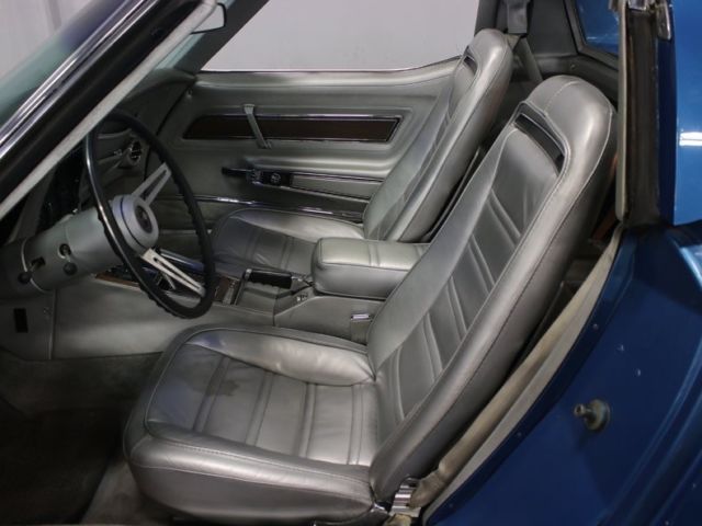 1974 chevrolet corvette 454 19080 miles medium blue coupe 454 v8 3 speed automat