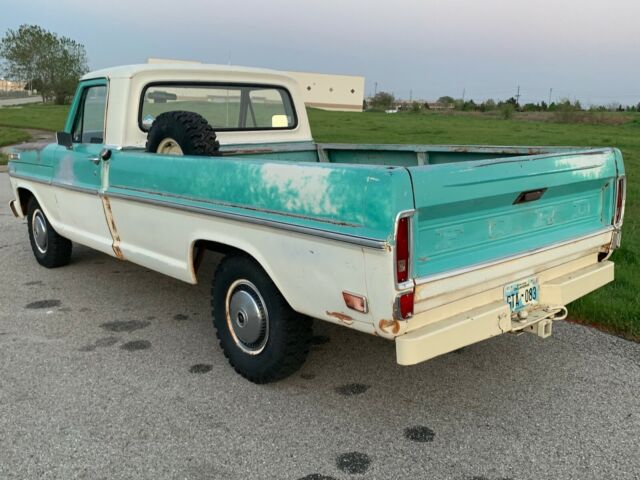 1969 ford f100 pickup blue rwd automatic custom