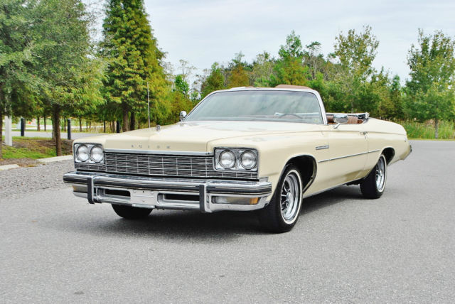 said to be 20000 real miles 1975 buick lesabre convertible loaded mint classic