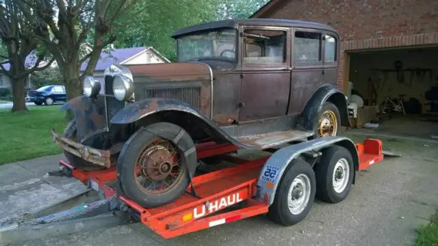 1930 ford model a fordor deluxe complete and original briggs body