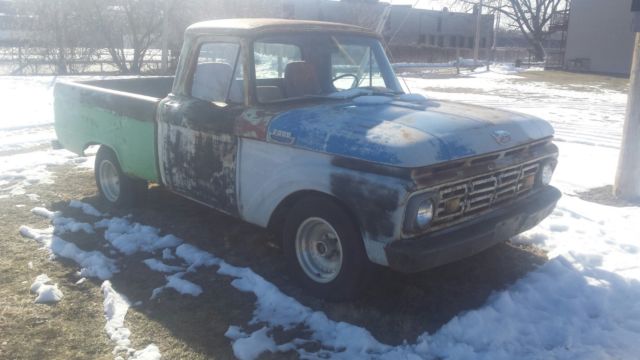 1964 ford f-100 f100 vintage truck shortbed pickup