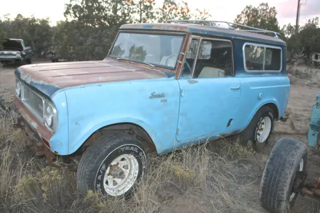 1969 international harvester scout 800a aristocrat restorable or parts rare!