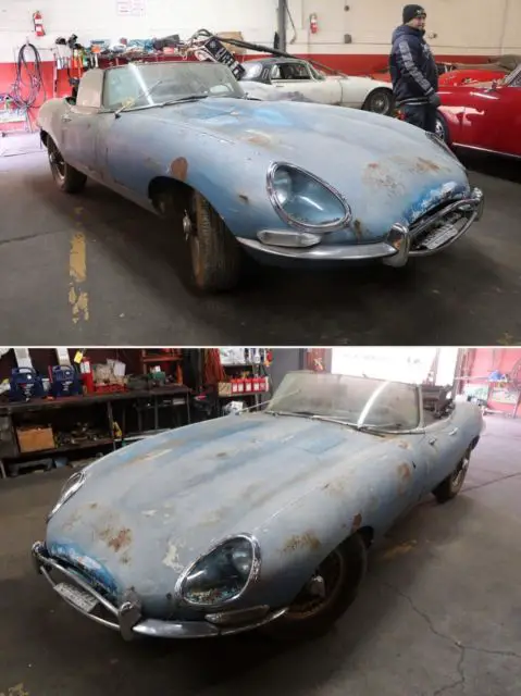 jaguar e type 1966 serie 1 ots, complete, for restoration, no reserve!!!