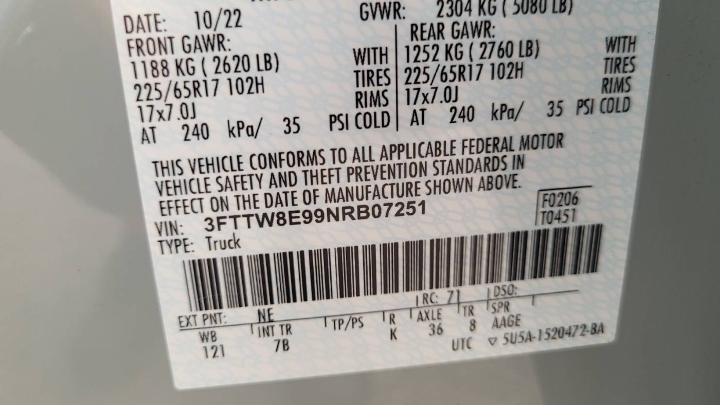 2022 ford maverick xlt