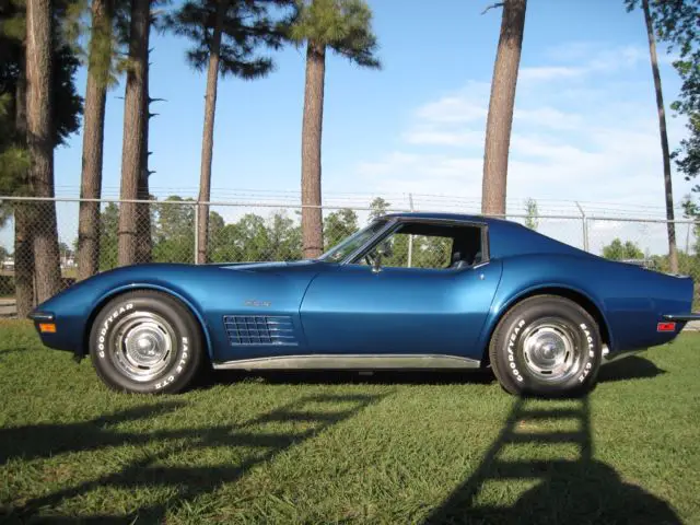 1971 chevy corvette big block coupe 454/365 hp all power frame up restoration