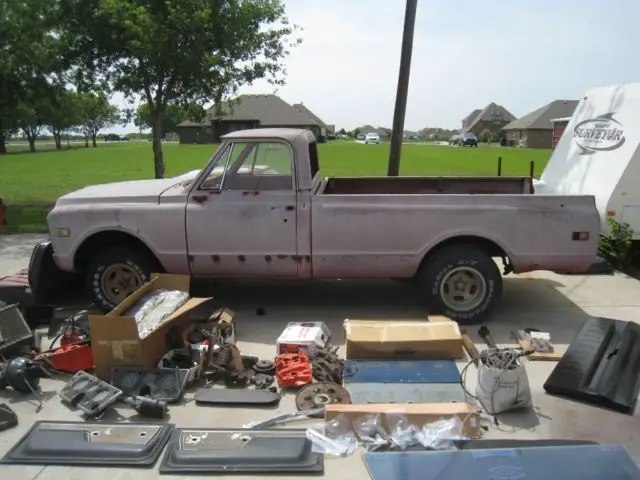 1972 chrevrolet c10 factory 350 project truck