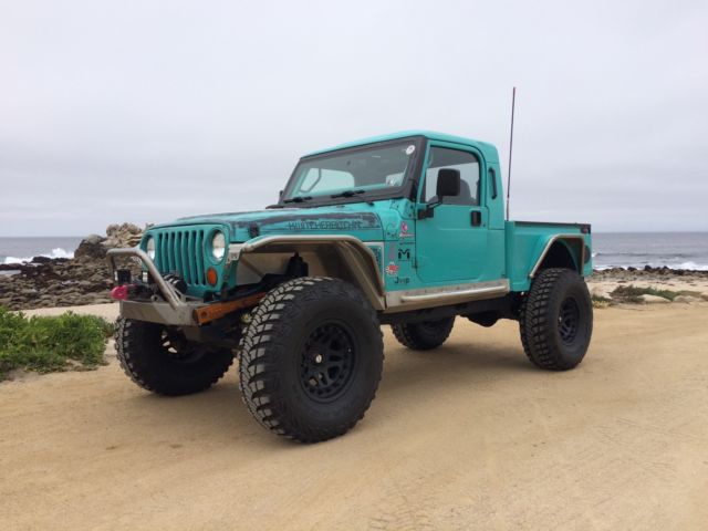 customer built jeep brute pickup truck conversion 4.0 engine wrangler 4x4 jk8 jk