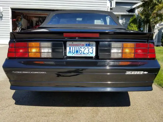 1992 z28 heritage 25th anniversary convertible