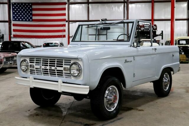 1967 ford bronco 23618 miles acadian blue suv inline 6 manual