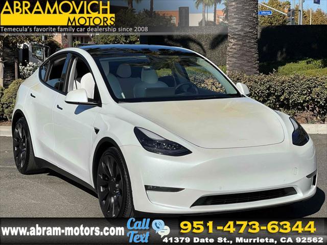 2022 tesla model y performance dual motor all-wheel drive