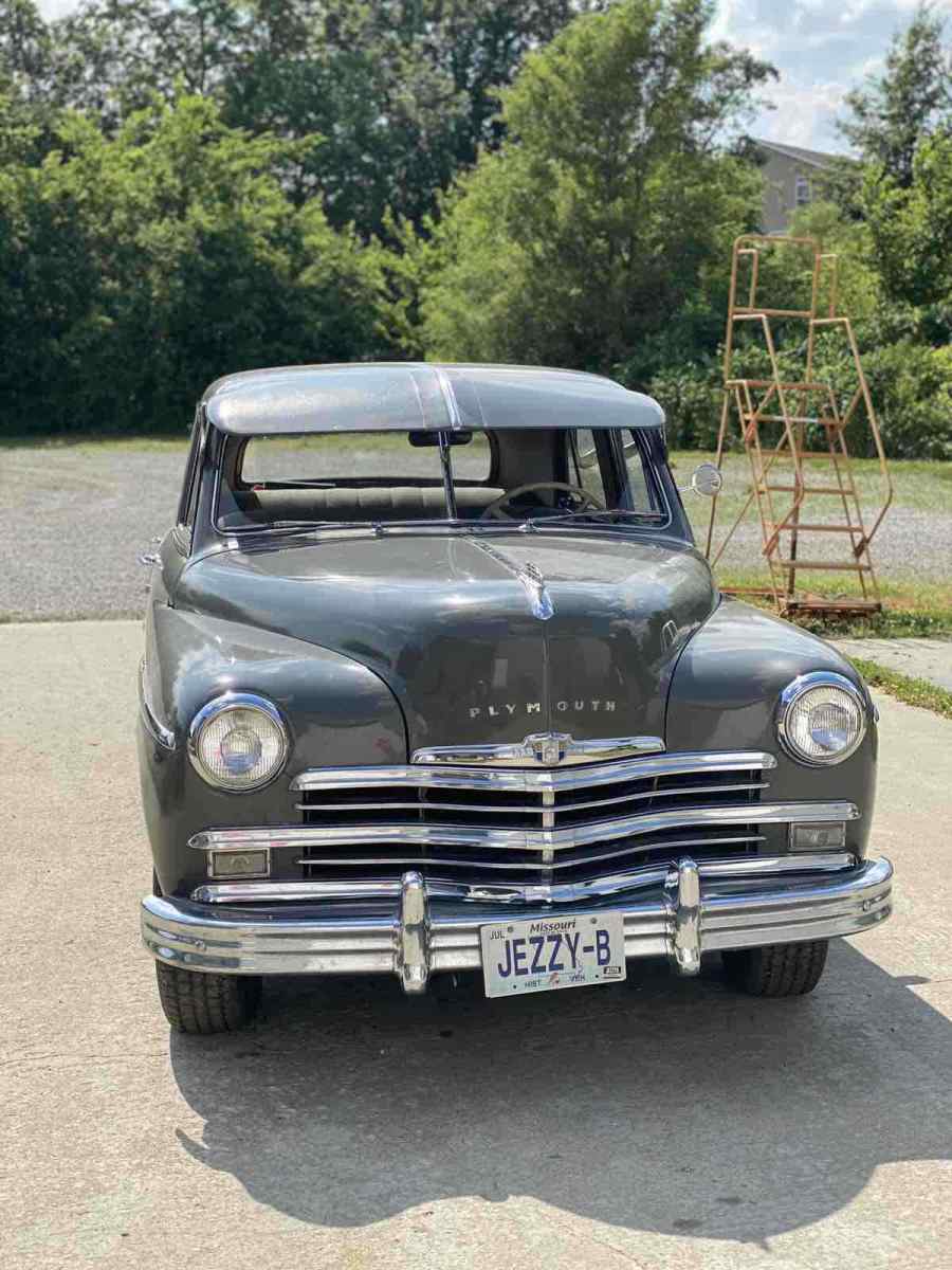 1949 plymouth deluxe sedan grey rwd manual n/a