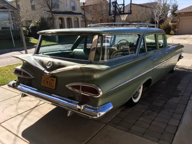 1959 chevrolet kingswood 9 passenger 348 wagon / impala