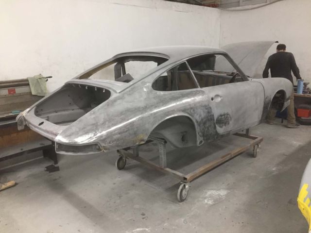 '67 911s. bahama yellow needs paint and assembly very strong upside for restorer