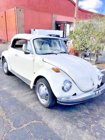 1979 volkswagen superbeetle convertible - triple white!!