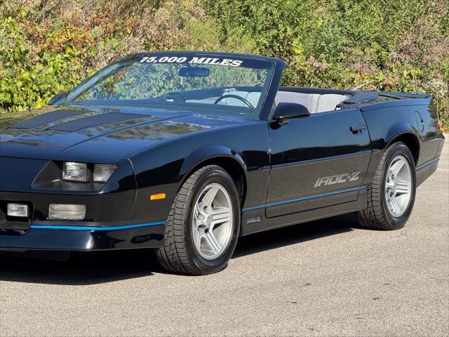1989 chevrolet camaro iroc z 2dr convertible