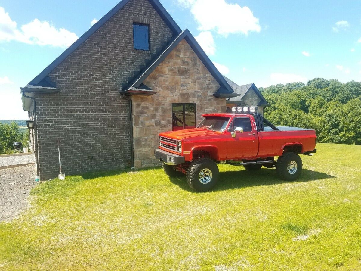 1986 chevrolet k20 pickup red 4wd automatic k20