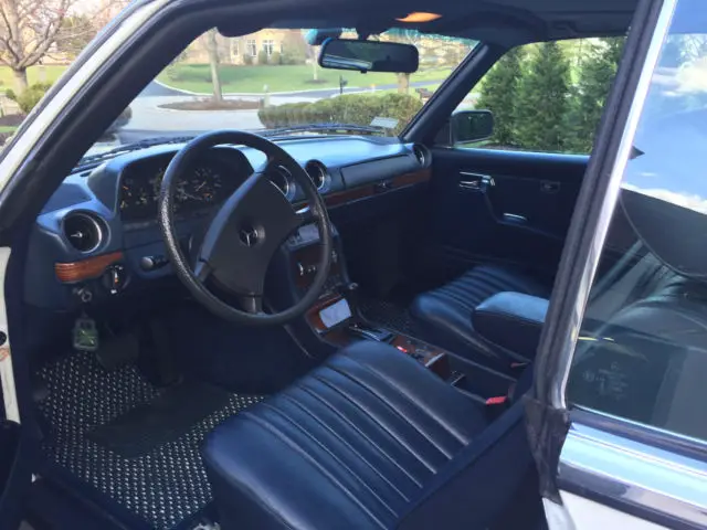 1985 mercedes benz 300 cd white blue 85k miles meticulously maintained excellent