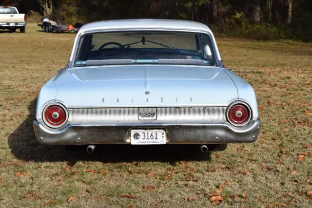 1962 ford galaxie 500 coupe blue rwd automatic