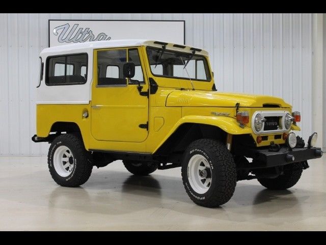 1965 toyota land cruiser fj40 0 yellow 4 speed manual