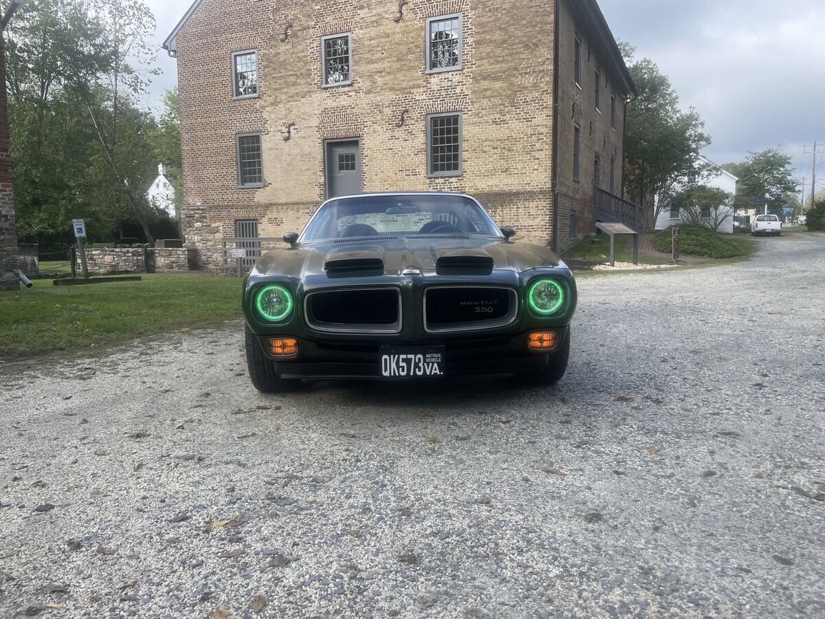 1971 pontiac firebird green esprit