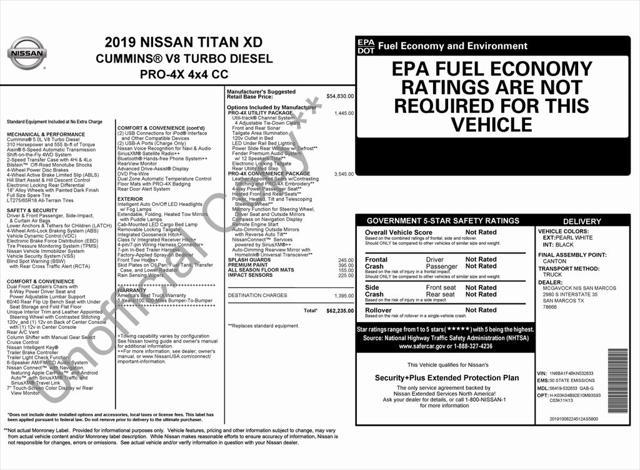 2019 nissan titan xd pro-4x