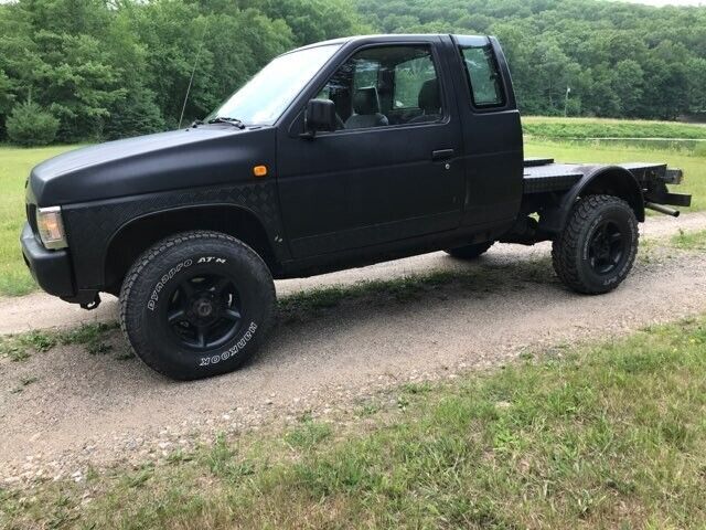 1997 nissan 2.7 diesel 4x4 pickup truck king cab 5spd posi rear, ps, pb