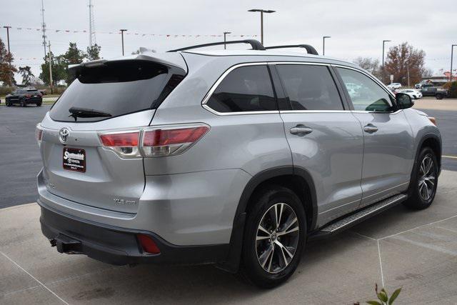 2016 toyota highlander xle