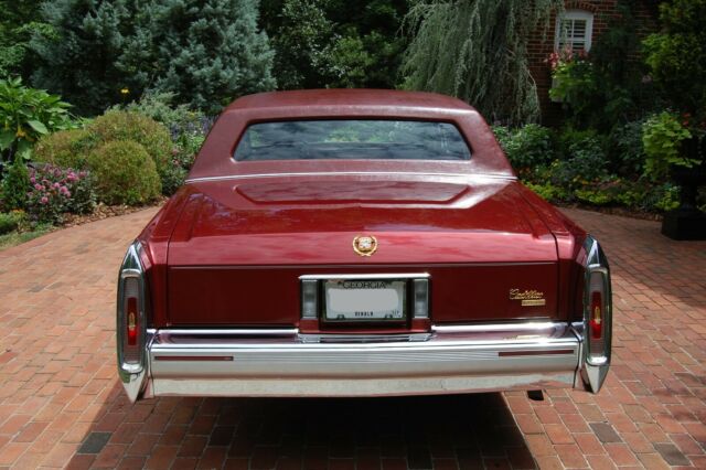 1992 cadillac brougham d'elegance 5.7 litre flame red concours show restoration