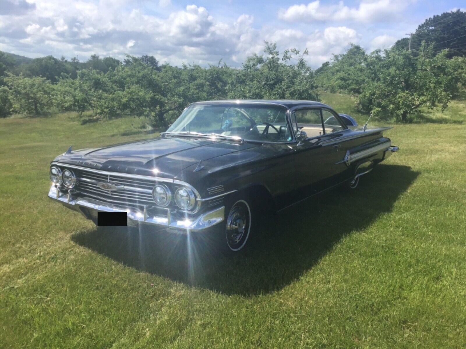 1960 chevrolet impala black 348 engine 61250 miles