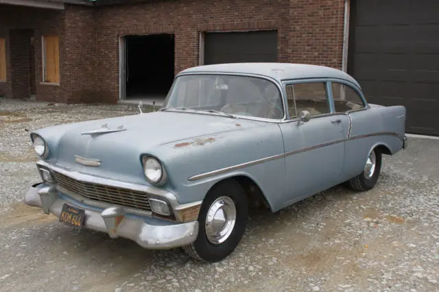 1956 chevrolet 210, 2 door, clean california car, survivor