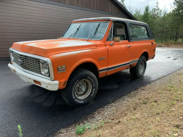 1972 blazer 4x4 cst original spid project no reserve tach tilt single wall top