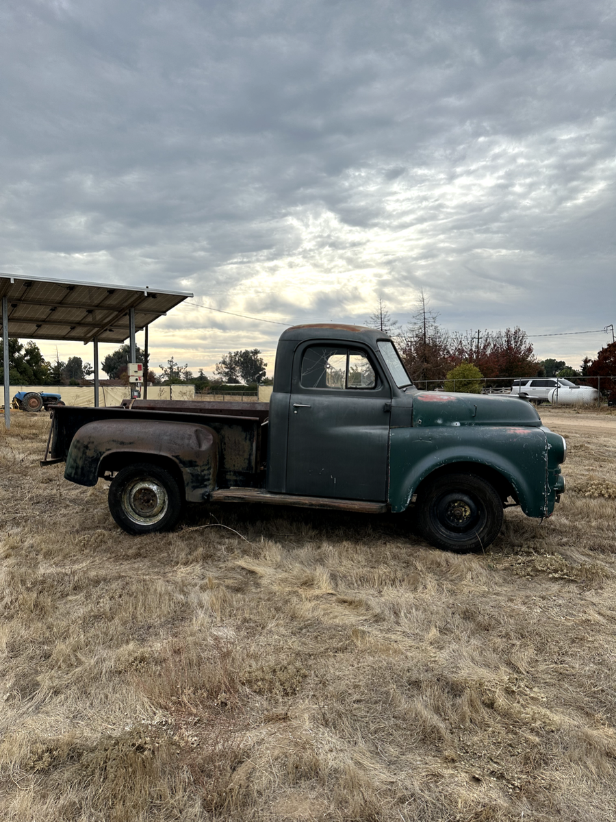 1953 dodge b4b truck 327 sbc auto trans! patina
