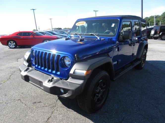 certified 2018 jeep wrangler sport spartanburg, sc 29305 for sale in spartanburg, south carolina