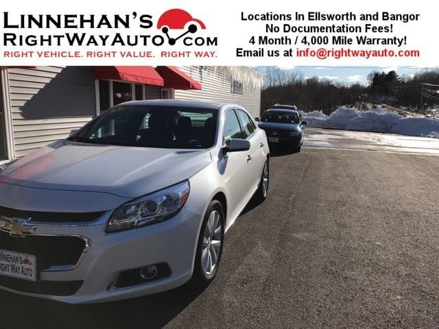 2016 chevrolet malibu limited ltz ltz 4dr sedan for sale in bangor, maine