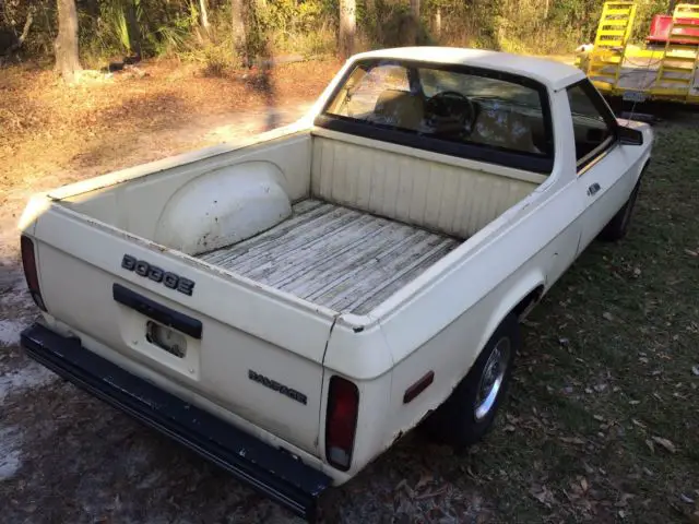 1982 dodge rampage rare subaru brat nemesis truck no reserve