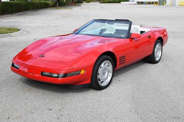 1992 chevrolet corvette convertible - 12,000 miles - lt1 - fx3 - auto - mint!