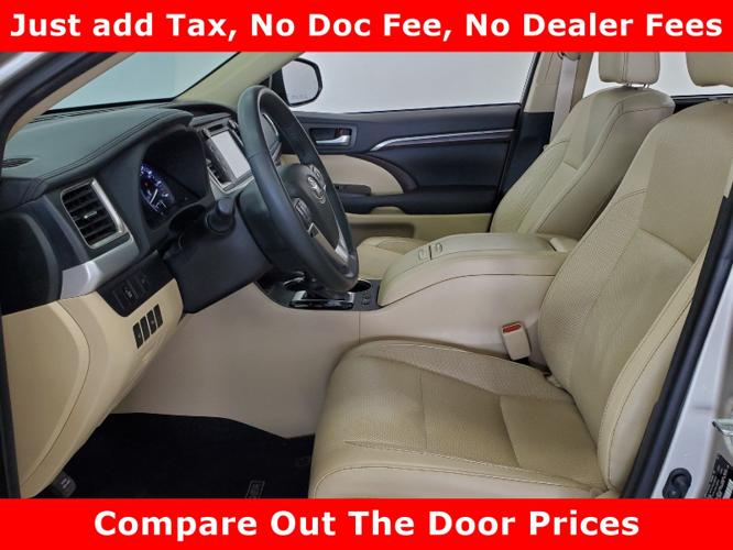 used 2016 toyota highlander limited tuscumbia, al 35674 for sale in tuscumbia, alabama
